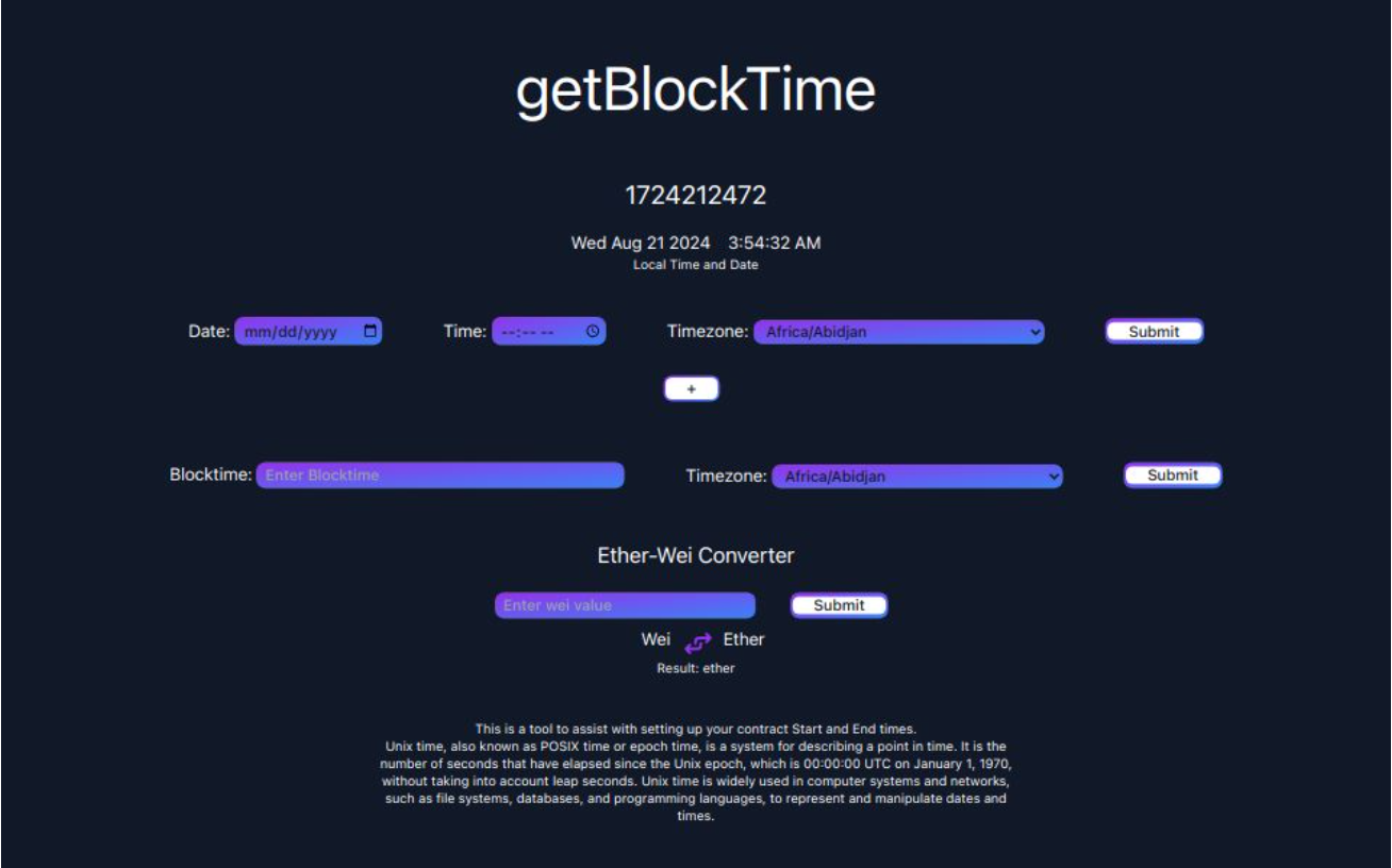 getBlockTime