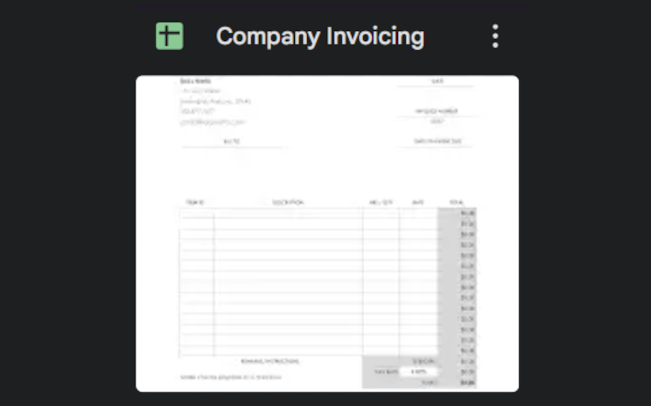 Invoicing App